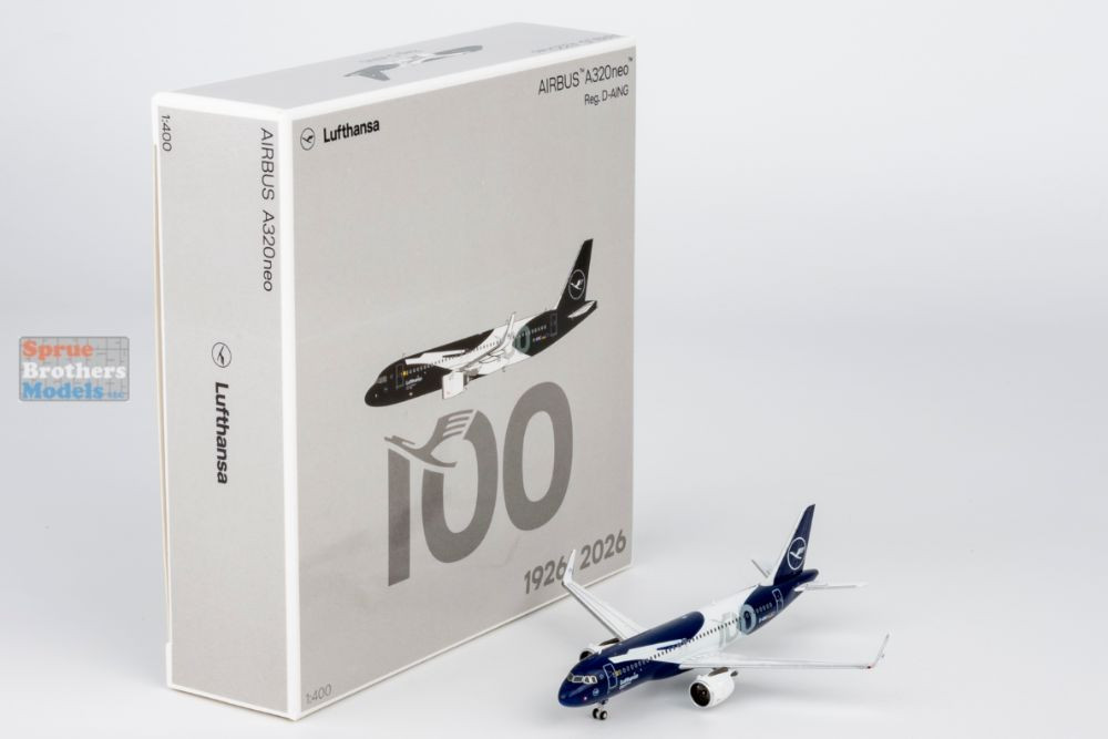 LUFTHANSA A320neo ルフトハンザ 100周年 NG 1:400 NGM15072 1:400 NG Model Lufthansa Airbus A320neo Reg #D-AING '100