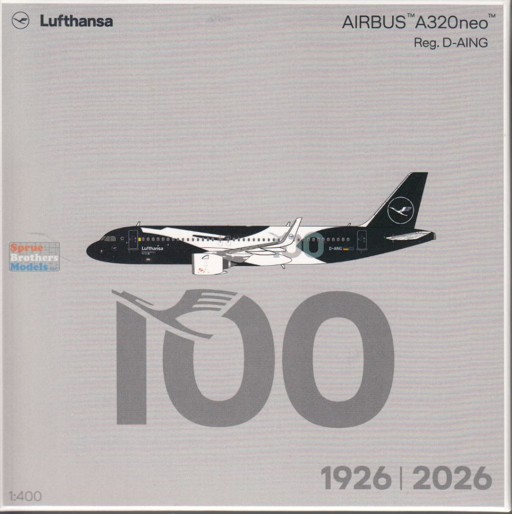 NGM15072 1:400 NG Model Lufthansa Airbus A320neo Reg #D-AING '100
