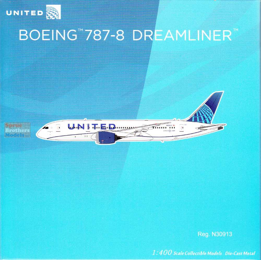 NGM59033 1:400 NG Model United Airlines B787-8 Reg #N30913 (pre