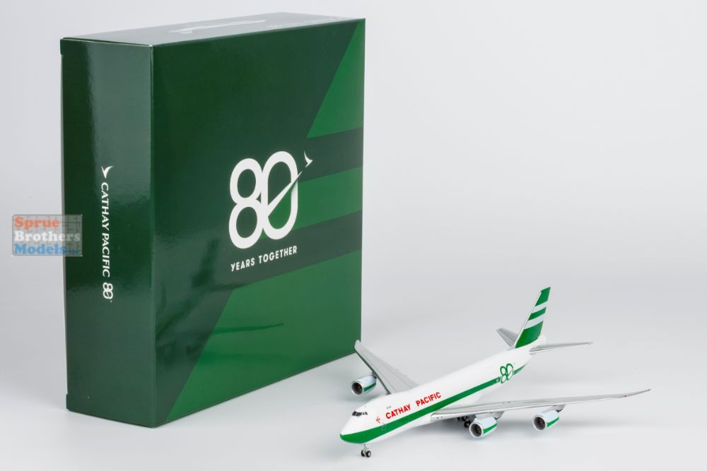 NGM78044 1:400 NG Model Cathay Pacific B747-8F Reg #B-LJE '80