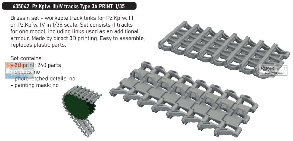 EDU635042 1:35 Eduard Brassin Panzer Pz.Kpfw.III/IV Type 3A