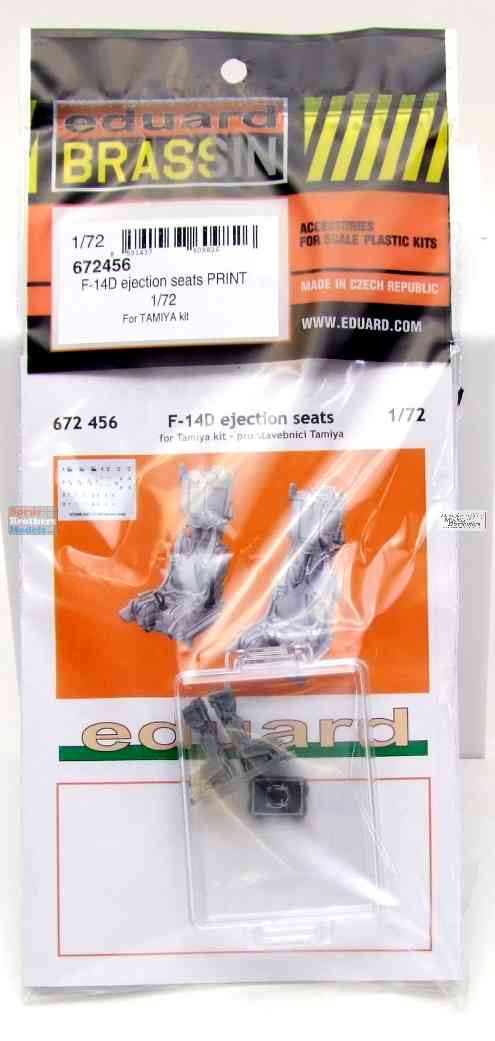 EDU672456 1:72 Eduard Brassin F-14D Tomcat Ejection Seats (TAM kit
