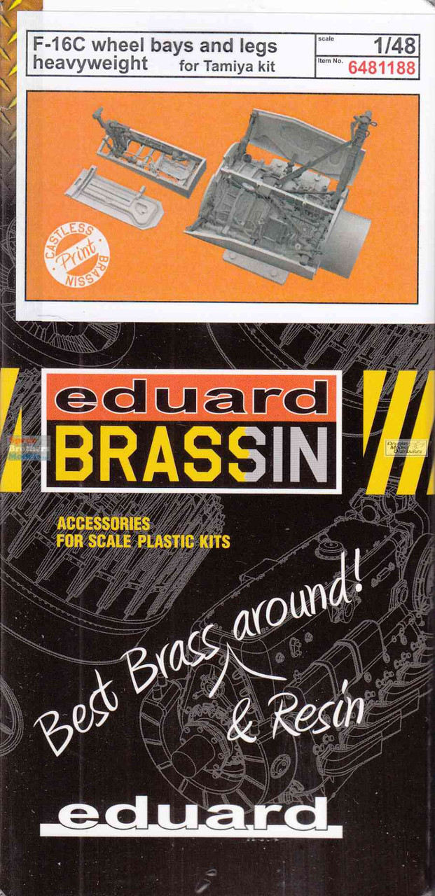 EDU6481188 1:48 Eduard Brassin - F-16C Falcon Wheel Bays
