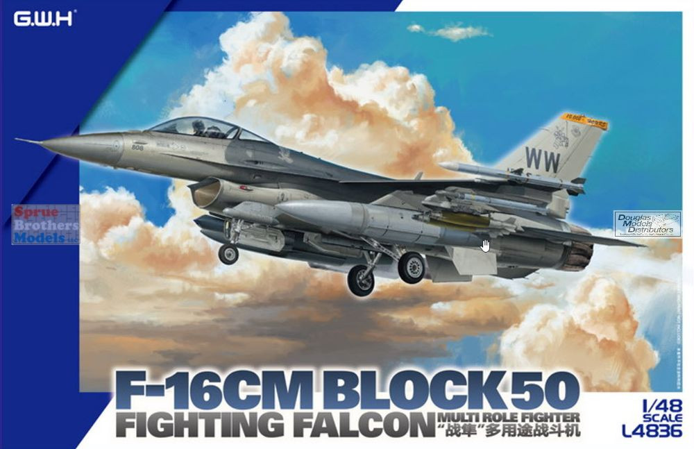 LNRL4836 1:48 Great Wall Hobby F-16CM Block 50 Falcon - Sprue