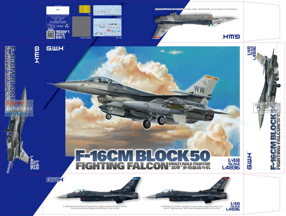 未使用開封品　1/48　COLLECTION ARMOUR F-16ファルコン LNRL4836 1:48 Great Wall Hobby F-16CM Block 50 Falcon - Sprue