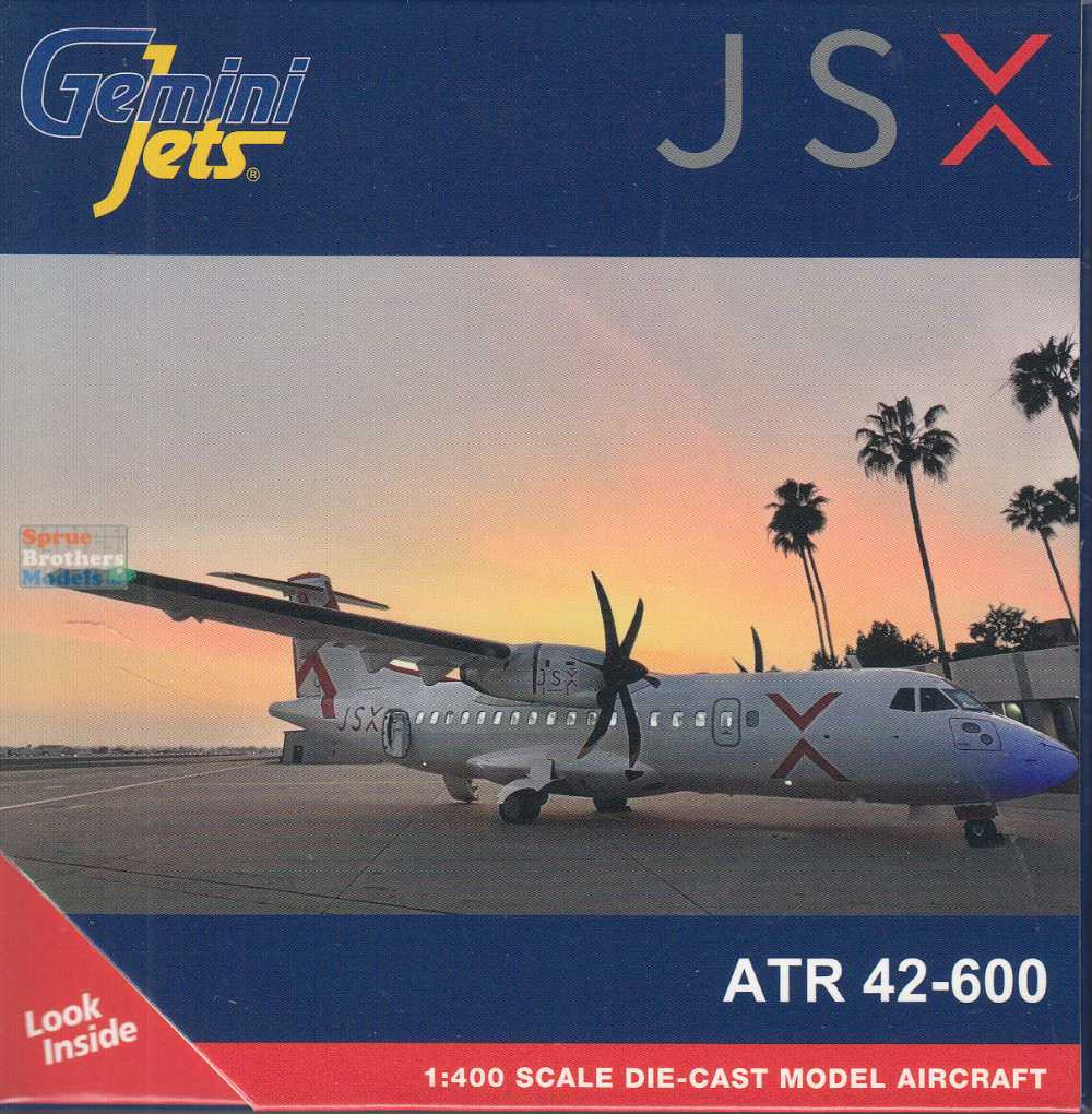 GEMGJ2404 1:400 Gemini Jets JSX ATR-42-600 Reg #N400JX (pre