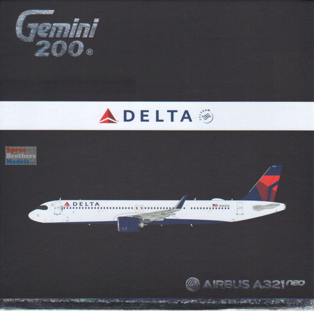 GEMG21495 1:200 Gemini Jets Delta Airlines A321neo Reg #N502DX