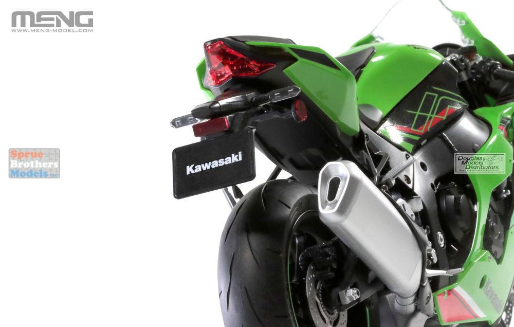 MNGMT007T 1:9 Meng Kawasaki Ninja ZX-10R Motorcycle KRT Edition
