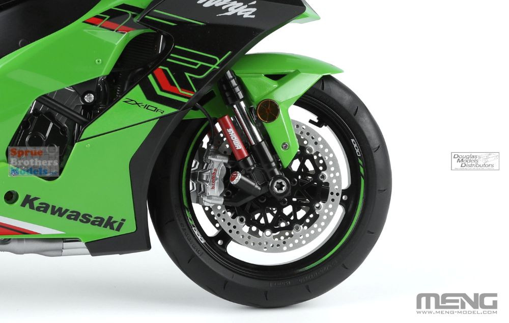 MNGMT007T 1:9 Meng Kawasaki Ninja ZX-10R Motorcycle KRT Edition