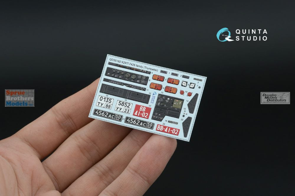 QTSQD35182 1:35 Quinta Studio 3D Decal - KZKT-7428 Family (TRP kit