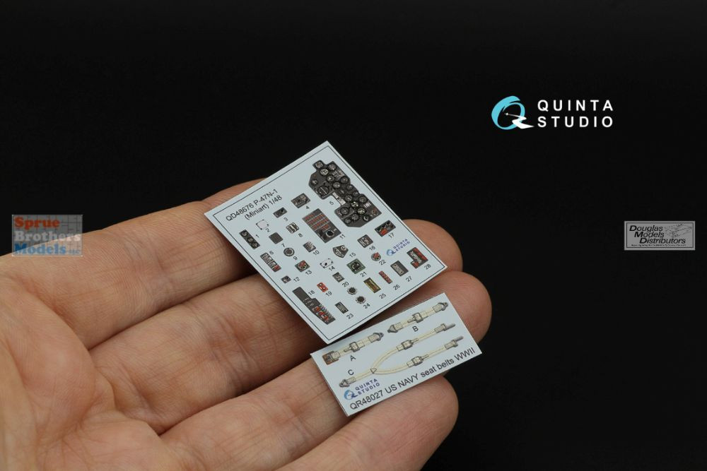QTSQD48676 1:48 Quinta Studio 3D Decal - P-47N-1 Thunderbolt (MIA