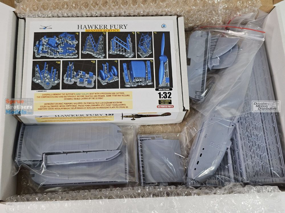 LUK32071 1:32 LukGraph Hawker Fury in Spanish Service - Sprue