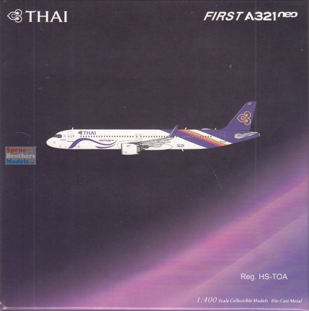 NGM13148 1:400 NG Model Thai Airways Airbus A321neo Reg #HS-TOA