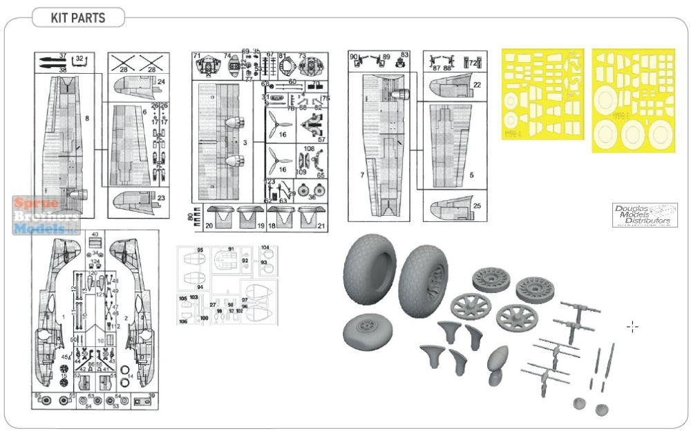 EDU11198 1:48 Eduard PBY-5A Catalina [Limited Edition] - Sprue