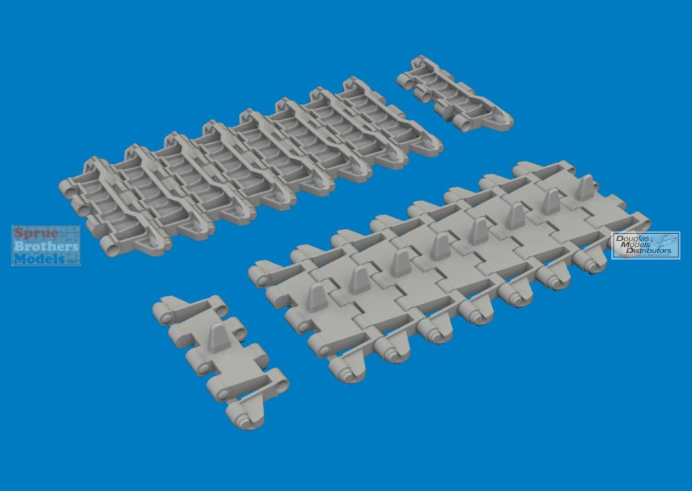 EDU635044 1:35 Eduard Brassin Merkava Mk.I/II Workable Track Set