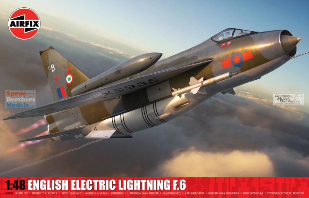 AFX09178A 1:48 Airfix English Electric Lightning F.6 - Sprue