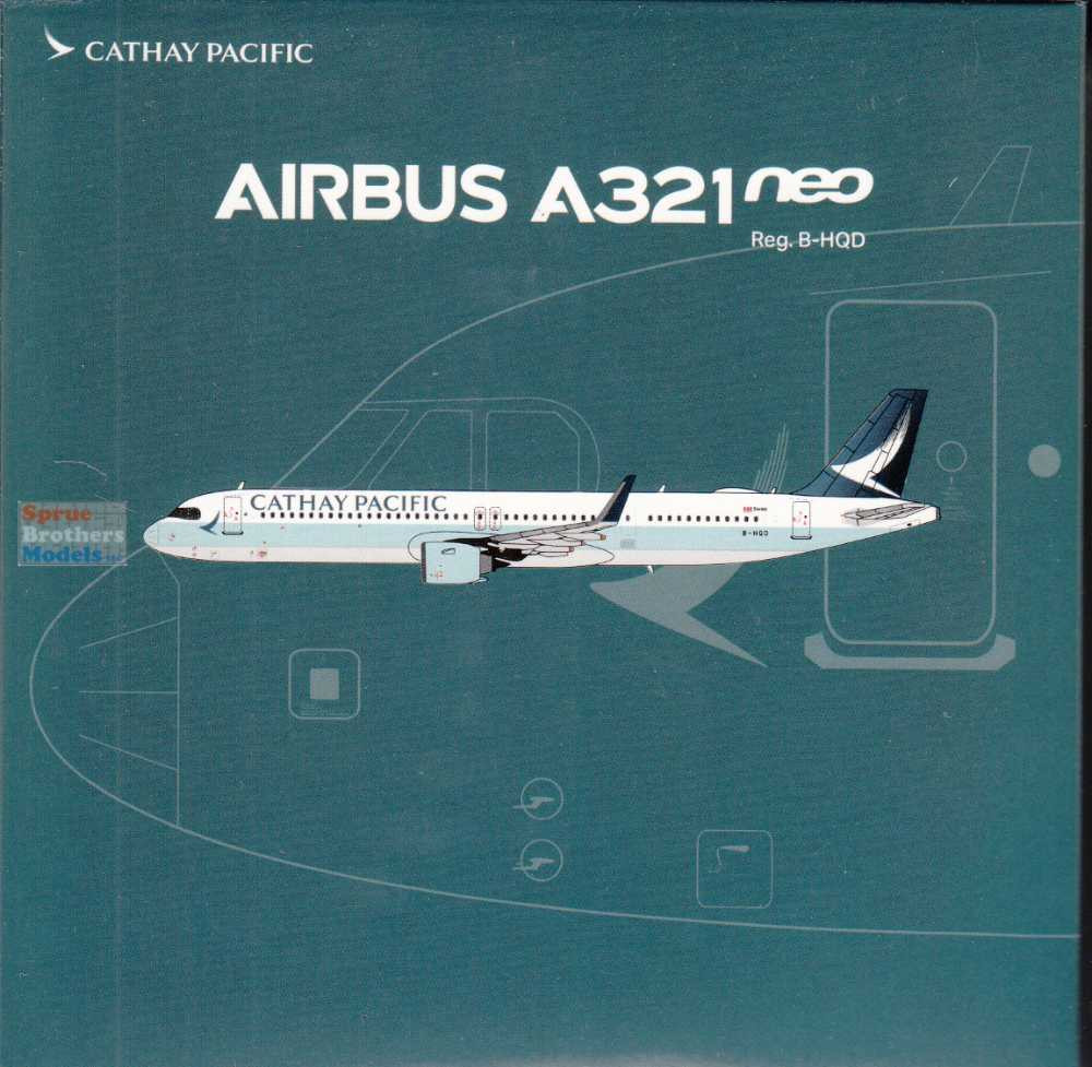 ゆうちゃん商品 AIR DO CATHAY PACIFIC NGM13165 1:400 NG Model Cathay Pacific Airbus A321neo Reg #B-HQD