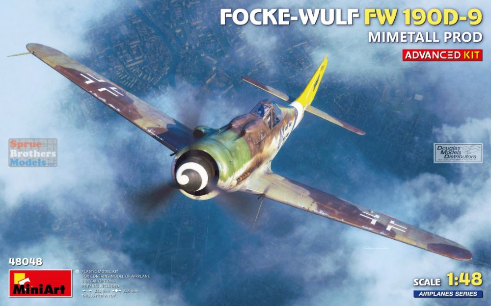 MIA48048 1:48 Miniart Fw190D-9 Mimetall Production [Advanced Kit