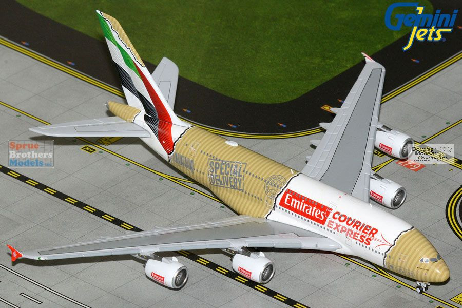 GEMGJ2384 1:400 Gemini Jets Emirates Airbus A380 Reg #A6-EET