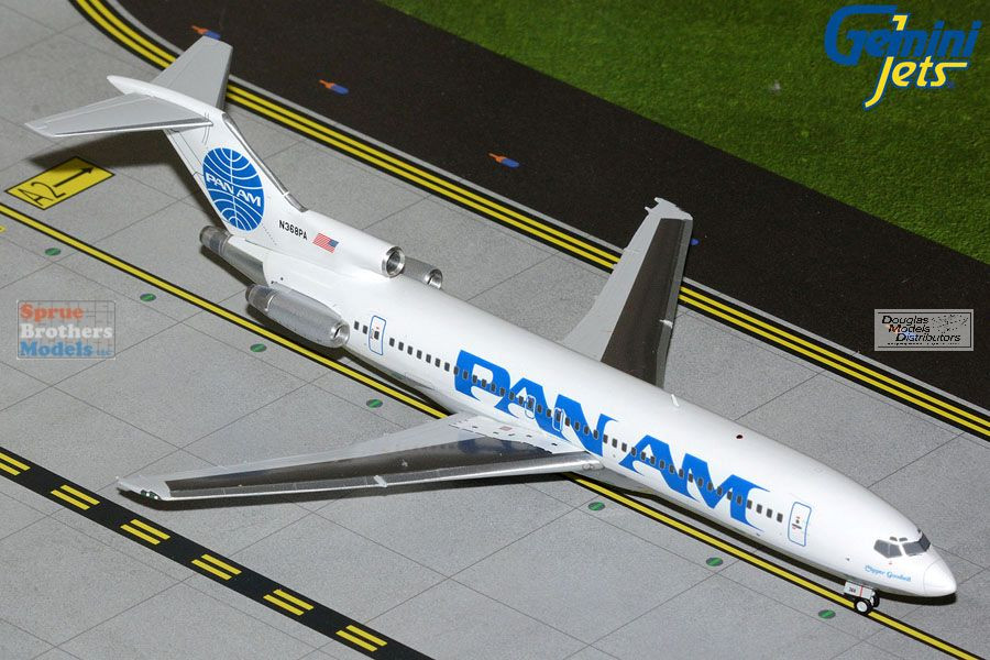 GEMG21408 1:200 Gemini Jets Pan Am B727-200 Reg #N368PA 'Clipper