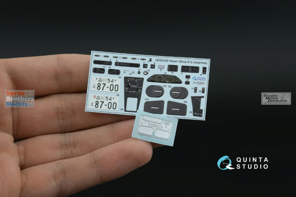 QTSQD24039R 1:24 Quinta Studio 3D Decal - Nissan Silvia S13 (AOS
