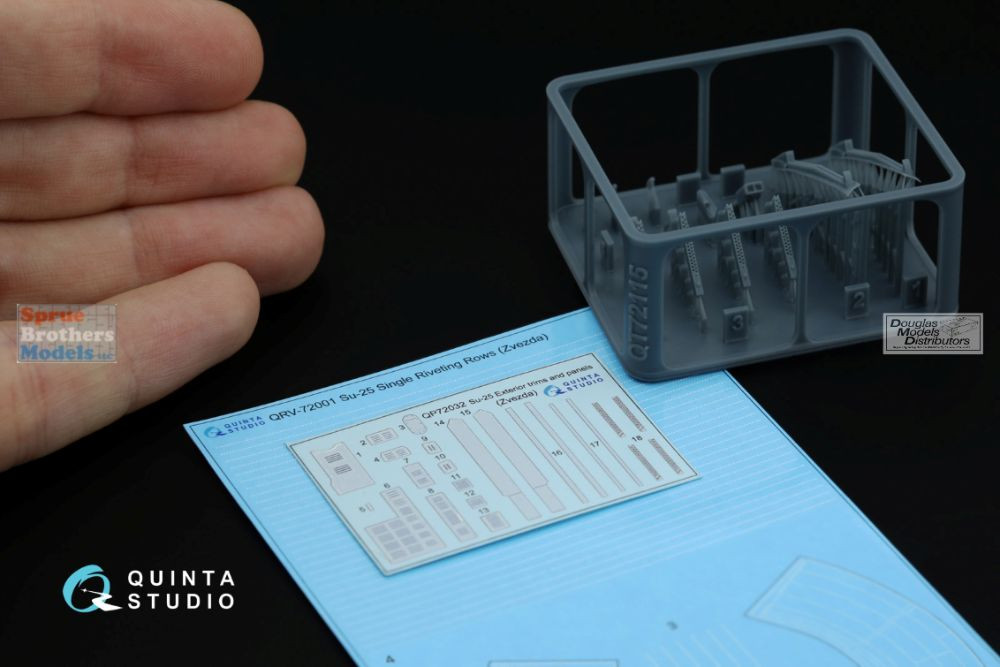QTSQT72115R 1:72 Quinta Studio Su-25 Frogfoot Exterior Detail Set