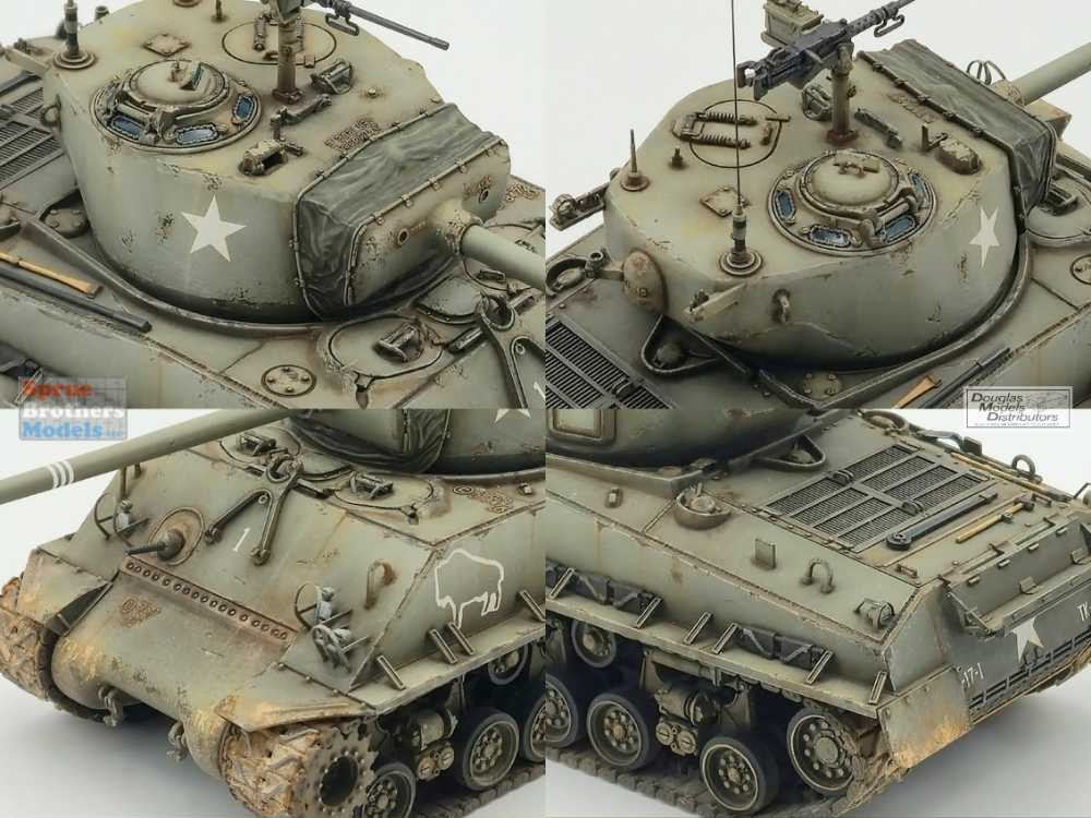 WPD13001 1:35 Wolfpack M4A3E8 Sherman 'Easy Eight' - Sprue