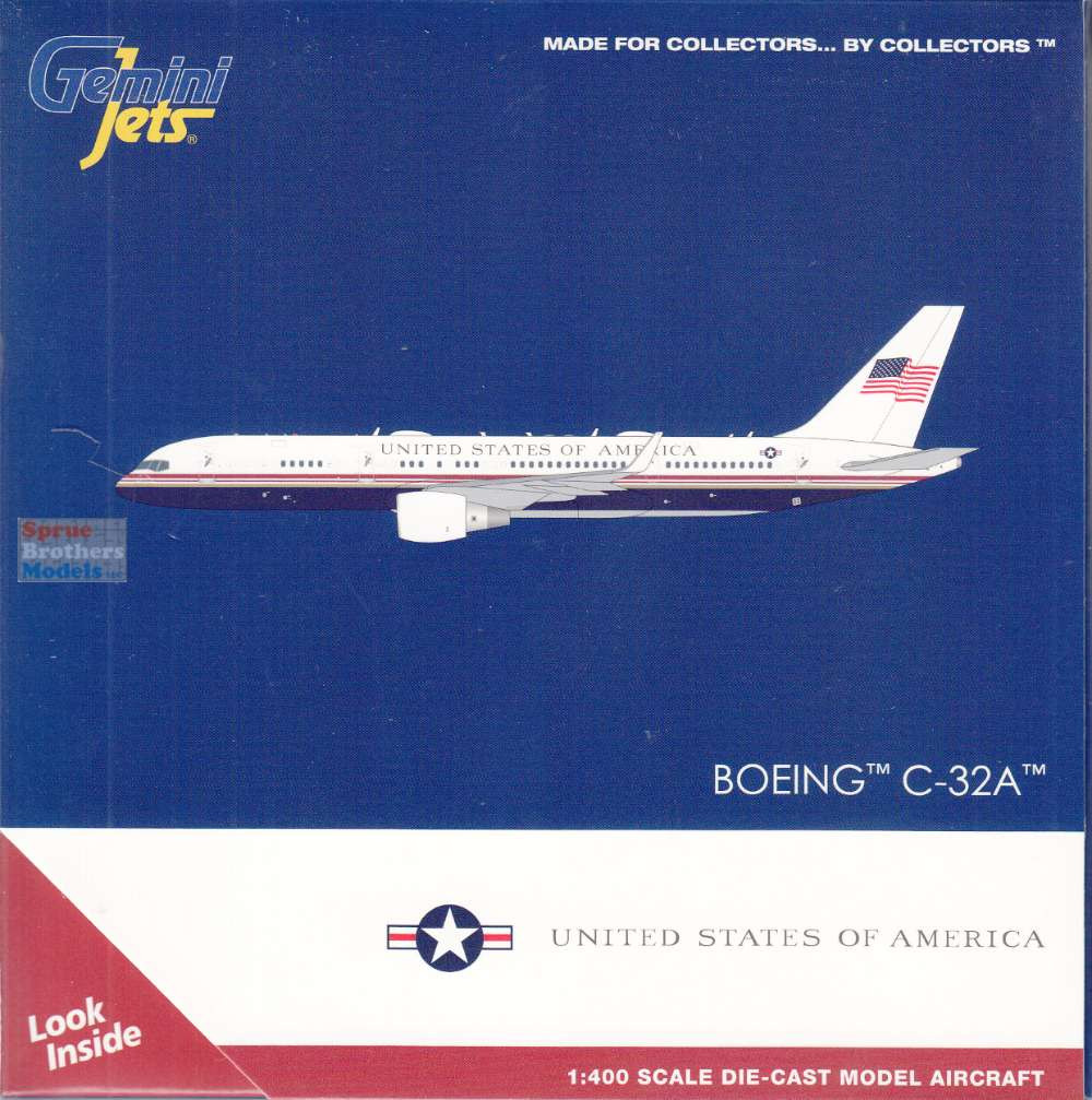 GEMGJ2434 1:400 Gemini Jets USAF C-32A (757-200) Reg #99-0003 Air