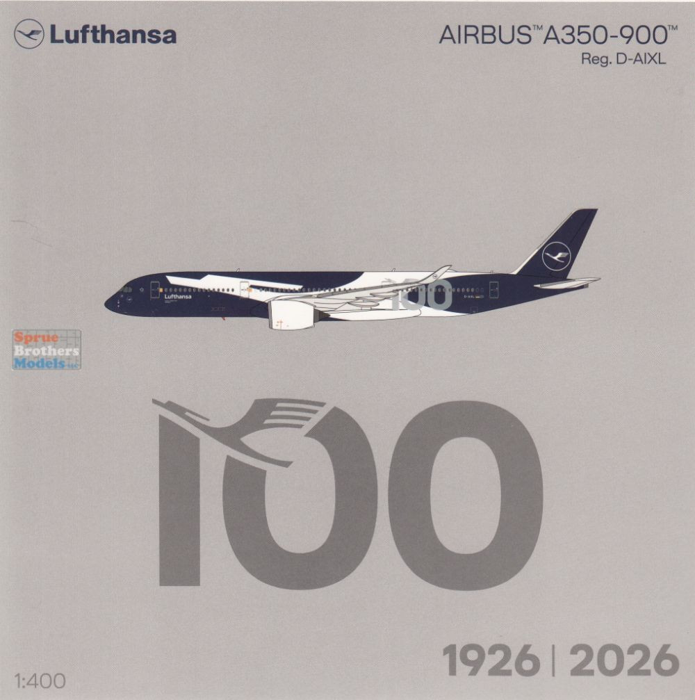 NGM39131 1:400 NG Model ufthansa Airbus A350-900 Reg #D-AIXL '100