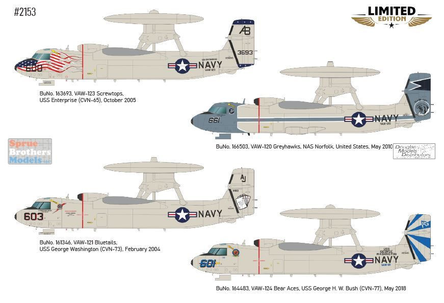 ONEEDU02153 1:72 Eduard E-2C Hawkeye 'Eyes of the Fleet' [Limited