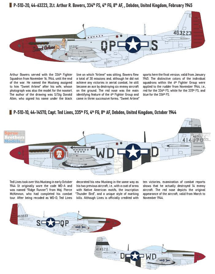 ONEEDU11196 1:48 Eduard P-51D Mustang 'Mighty Eight 65th Fighter