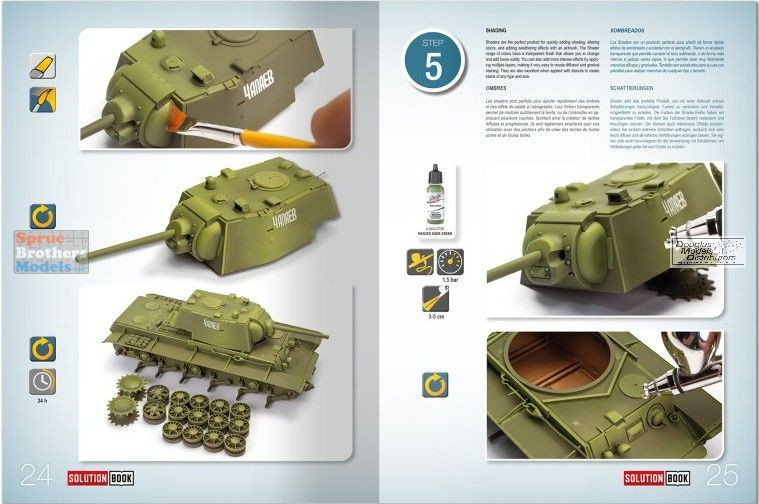 AMM7908 AMMO by Mig Solutions Box Mini - WW2 4BO Green Vehicles