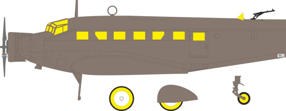 EDUCX710 1:72 Eduard Mask - Ju52/3mg4e (AFX kit) - Sprue Brothers