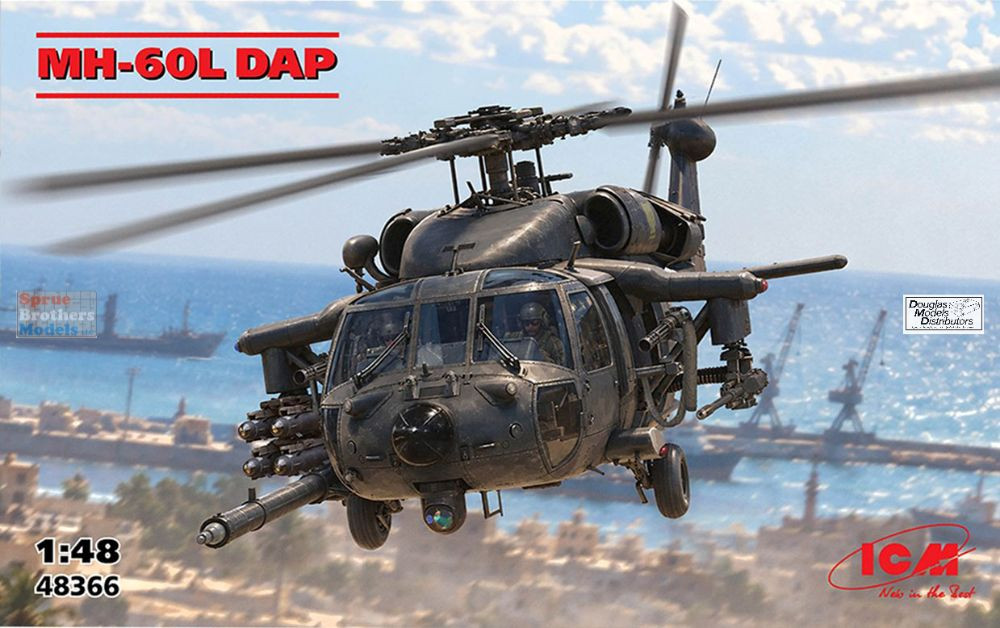 ICM48366 1:48 ICM MH-60L DAP - Sprue Brothers Models LLC