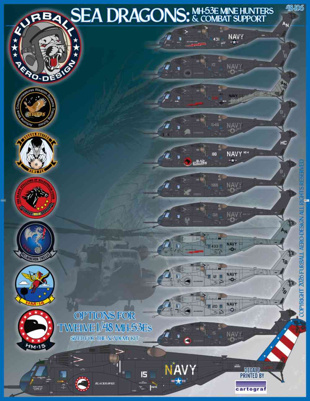 FUR48106 1:48 Furball Aero Design MH-53E Sea Dragon 