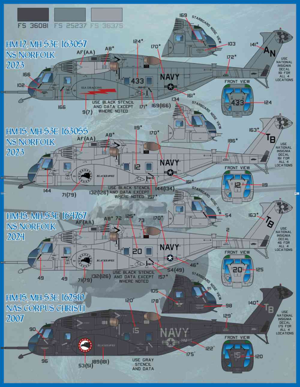 FUR48106 1:48 Furball Aero Design MH-53E Sea Dragon 