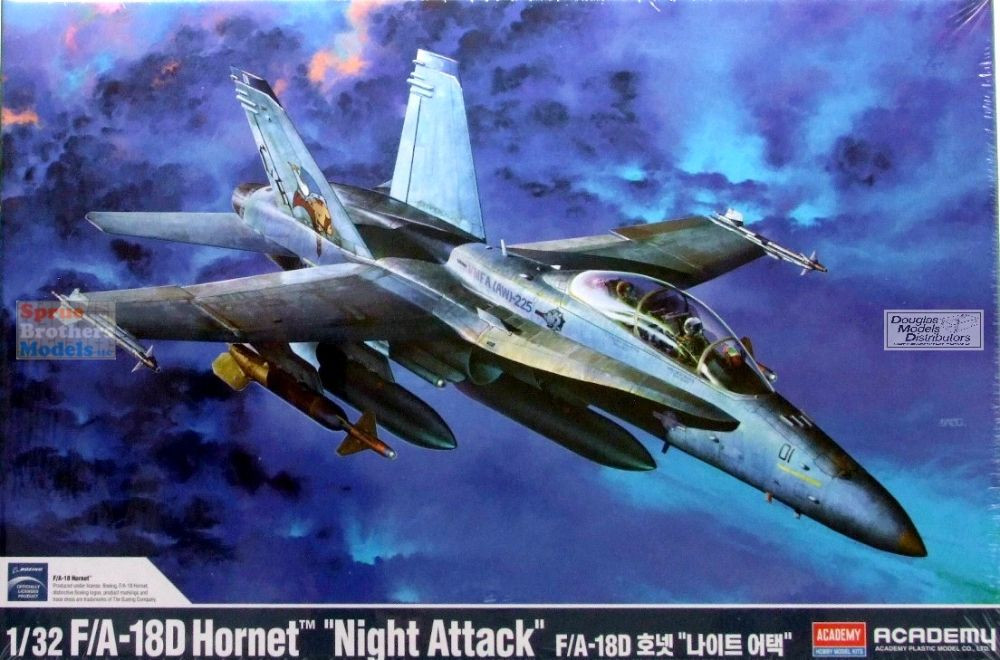 航空機・ヘリコプター FA-18D Hornet Night Attack 1/72 ACA12103 1:32 Academy F-18D F/A-18D Hornet 'Night Attack' - Sprue