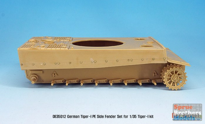 DEFDE35012 1:35 DEF Model Tiger I Side Fender Set (TAM/ACA/DRA/RFM