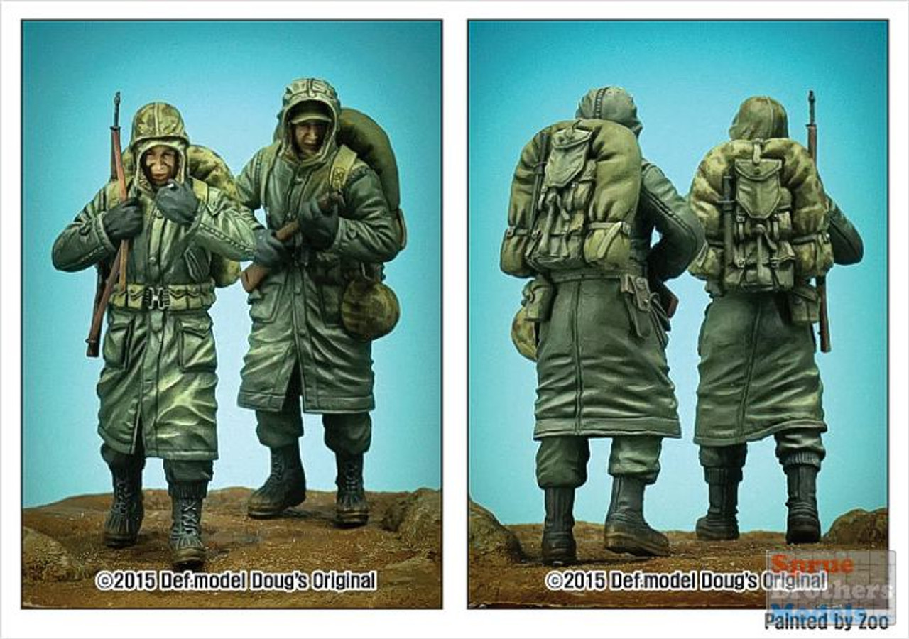 DEFDF35002 1:35 DEF Model Figure Set - US Marines Korea Winter 1950-51 Set  #2