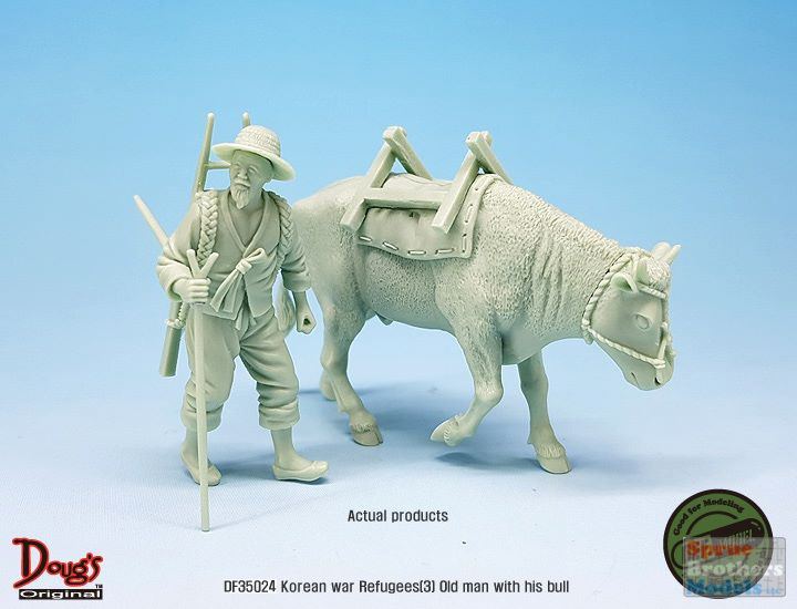 DEFDF35024 1:35 DEF Model Figures - Korean War 1950 Refugee (Old