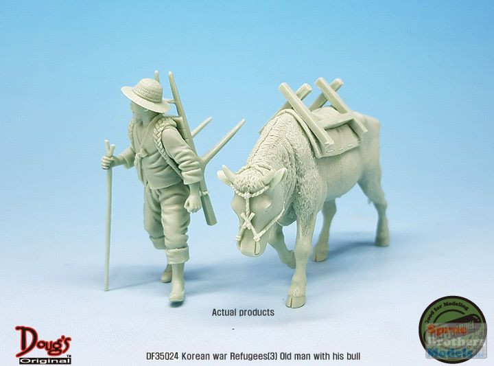 DEFDF35024 1:35 DEF Model Figures - Korean War 1950 Refugee (Old