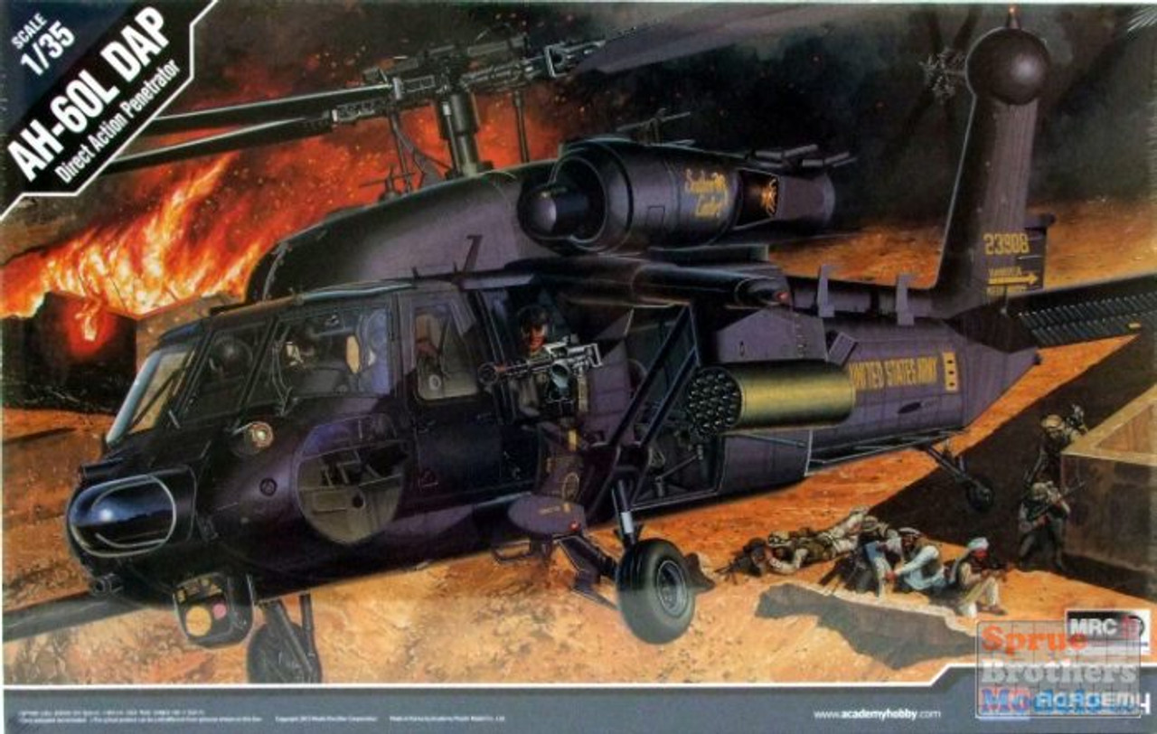 ACA12115 1:35 Academy AH-60L DAP Black Hawk