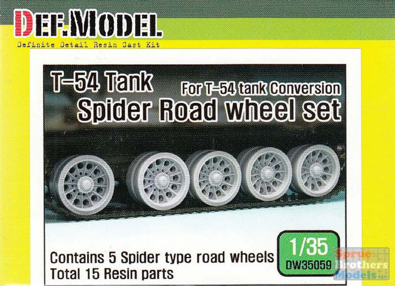 DEFDW35059 1:35 DEF Model T-54 Tank Spider Road Wheels Set