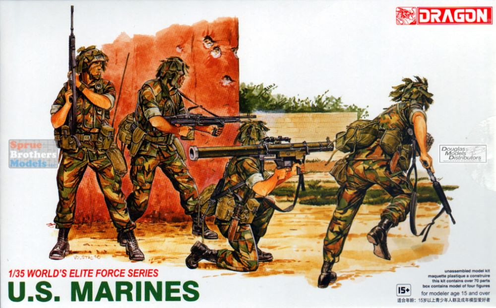 DML3007 1:35 Dragon Figures Set - US Marines - Sprue Brothers