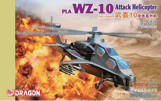 DML4632 1:144 Dragon PLA WZ-10 Attack Helicopter - Sprue Brothers