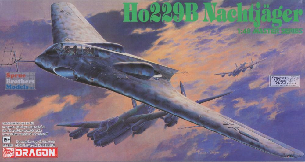 DML5511 1:48 Dragon Ho229B Nachtjager - Sprue Brothers Models LLC