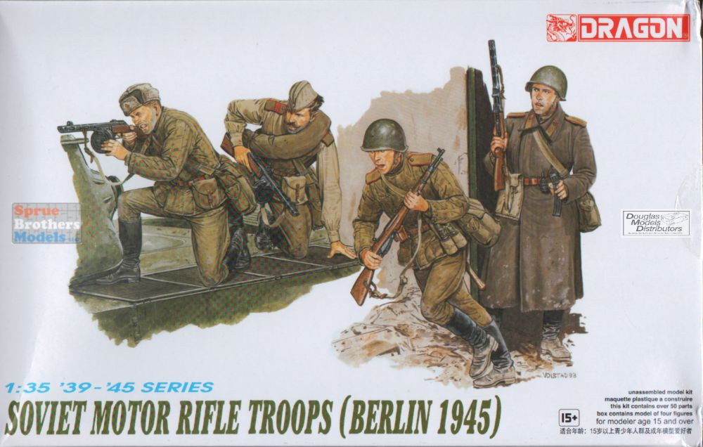 DML6019 1:35 Dragon Soviet Motor Rifle Troops (Berlin 1945) Figure