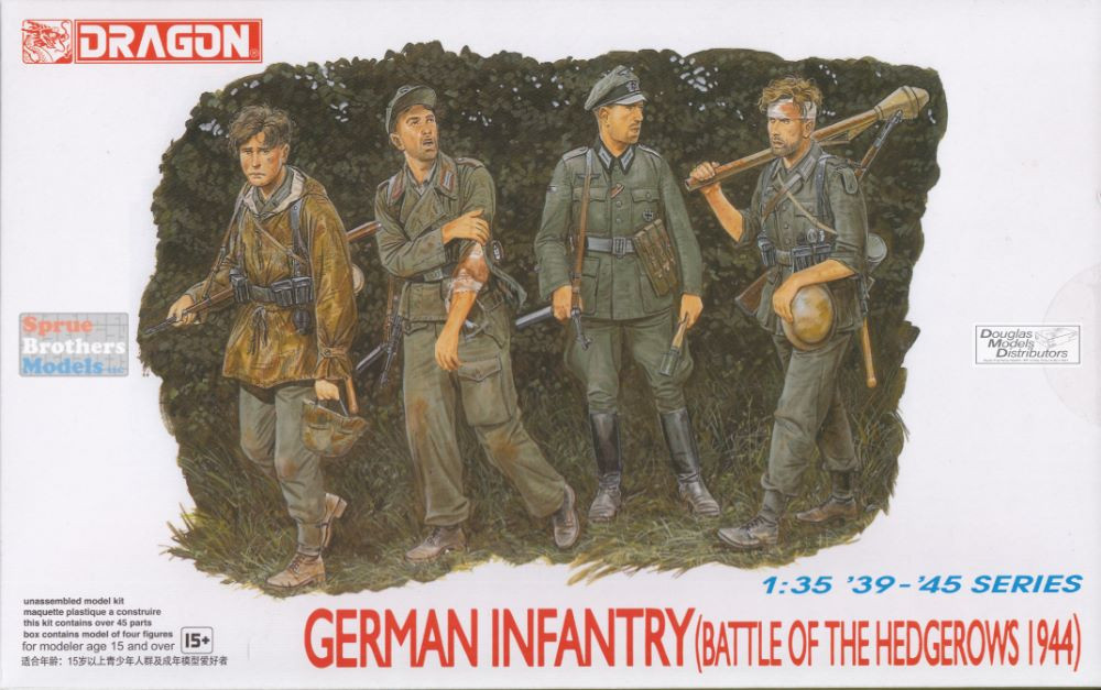 DML6025 1:35 Dragon German Infantry Battle of the Hedgerows 1944