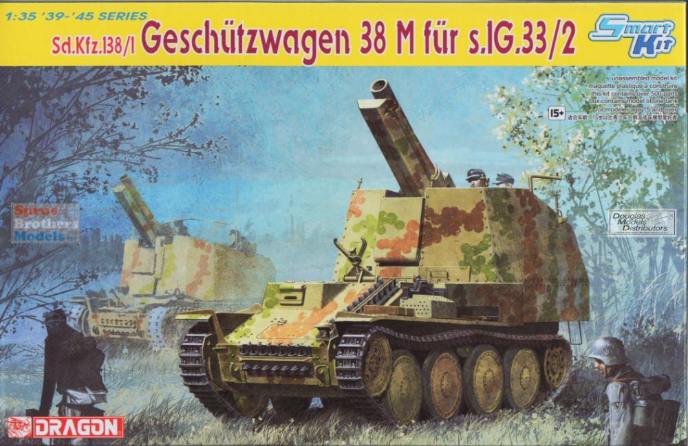 DML6429 1:35 Dragon Sd.Kfz.138/1 Geschutzwagen 38 M fur sIG 33/2