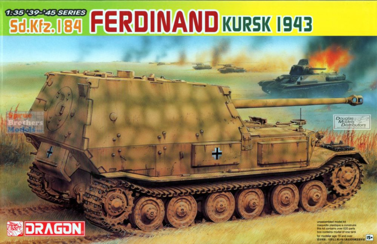 DML6495 1:35 Dragon Sd.Kfz. 184 Ferdinand Kursk 1943